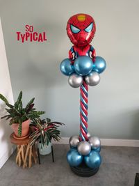 ballonpilaar spiderman